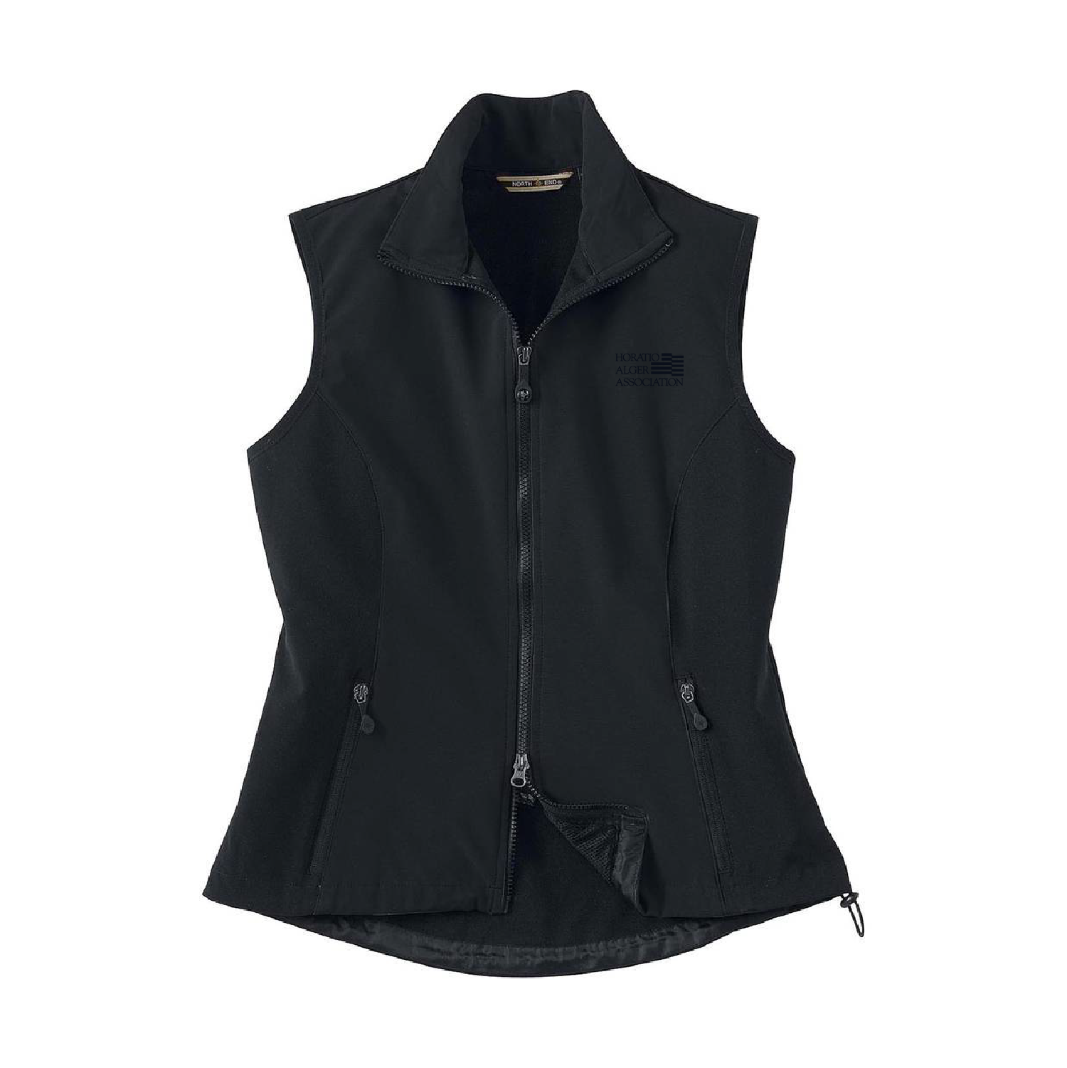 Horatio Alger Association Women's Soft Shell Vest - Black