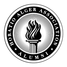 Load image into Gallery viewer, Tempo Red Wine Glass - Horatio Alger Association Alumni Medallion

